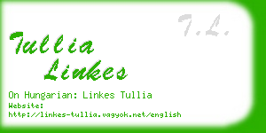 tullia linkes business card